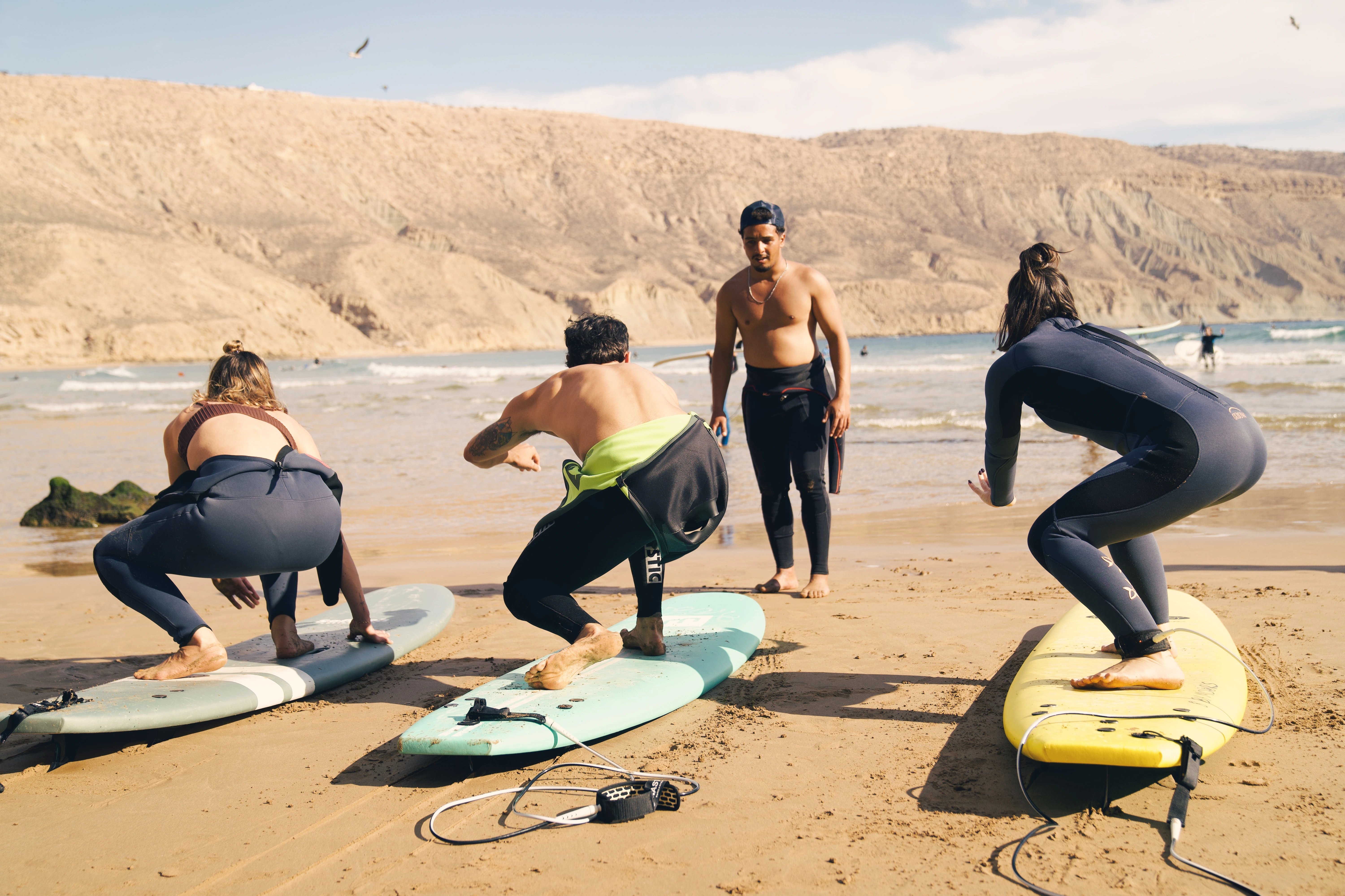Surf lessons on the Magic Bay of Imsouane, Morocco — Aman Surf Camp